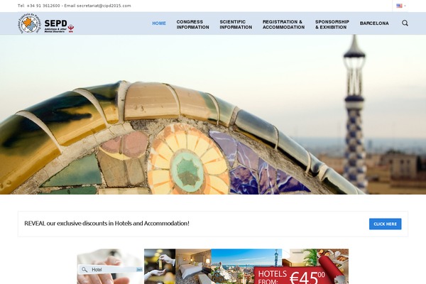 Sentinel theme site design template sample