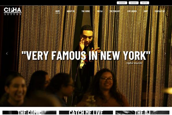 Site using Vibra-music plugin