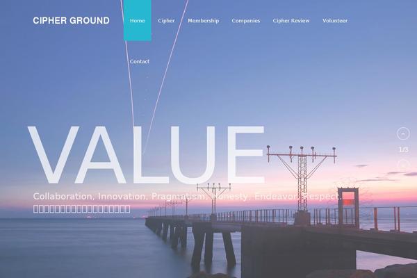 Cherry Framework theme site design template sample