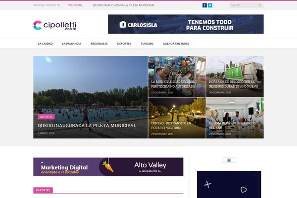 SmartMag Child theme site design template sample