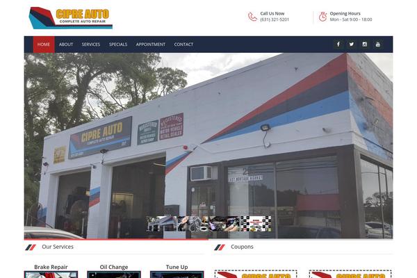Carshire theme site design template sample