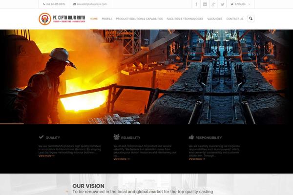 ciptabajaraya.com site used pixio