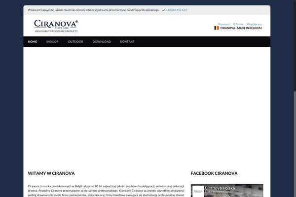 ciranova.pl site used BeTheme
