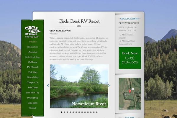 circlecreekrv.com site used Memoir