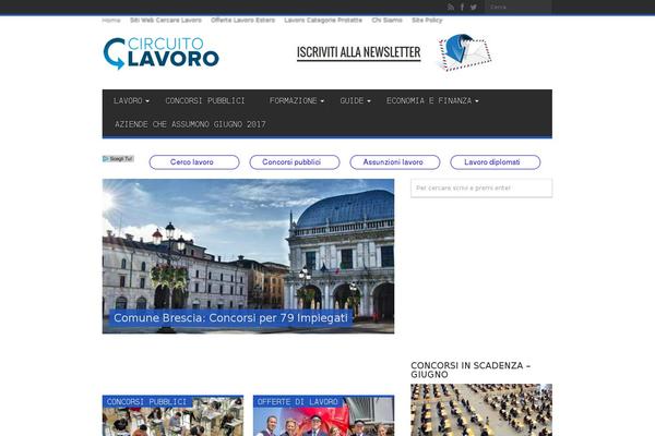 Newspaper Child theme site design template sample