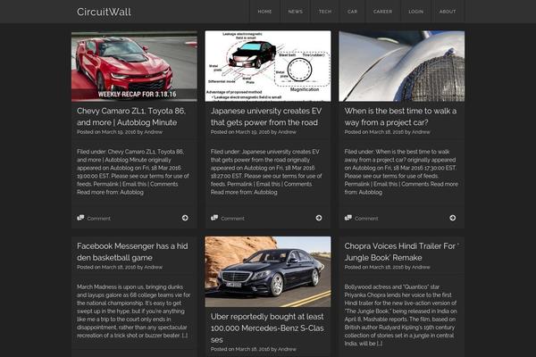 Visual theme site design template sample