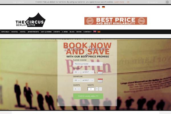 circus-berlin.de site used Circus