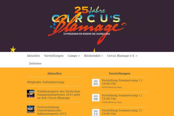 Harmony theme site design template sample