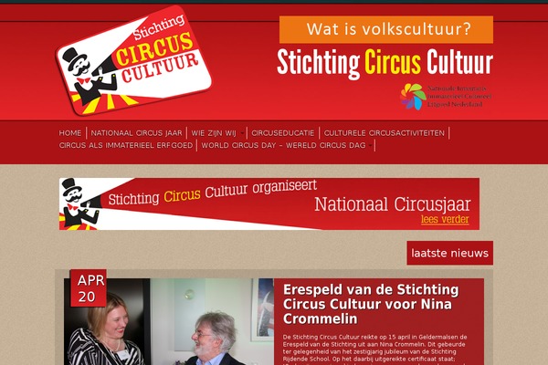 circuscultuurnederland.nl site used Spectacular