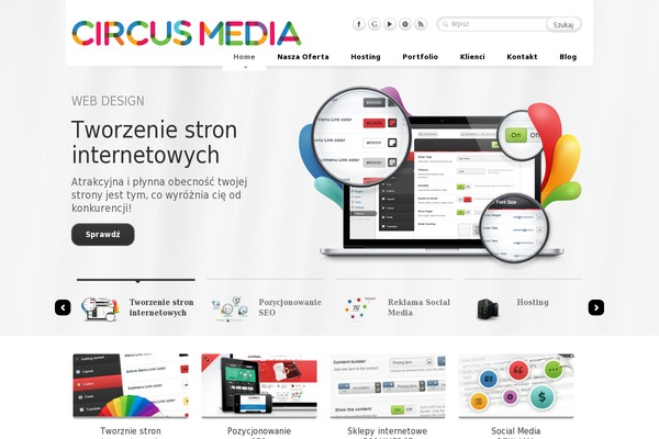 Archiwum theme websites examples