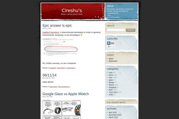 I-feel-dirty theme site design template sample