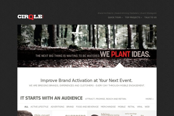 Flexible theme site design template sample