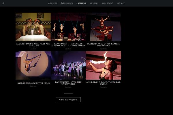 cirquantique.com site used Nibiru