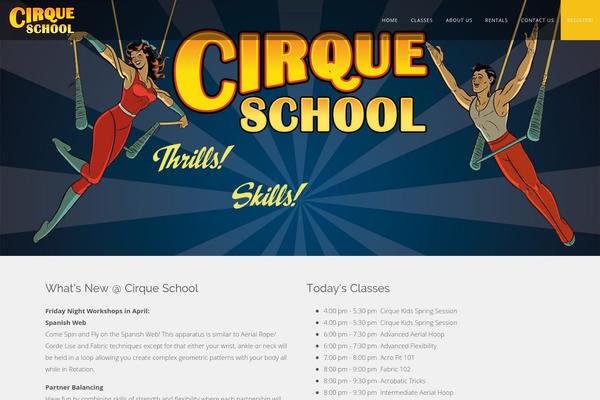 cirqueschoolla.com site used Jkreativ