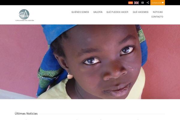 Charitas theme site design template sample