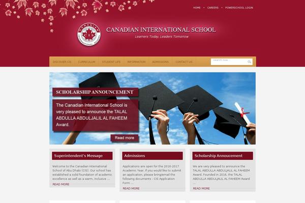 WP Education theme site design template sample