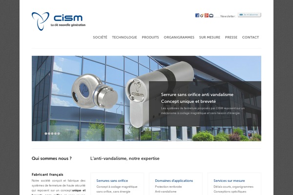 cism.fr site used Solid-v2-wp