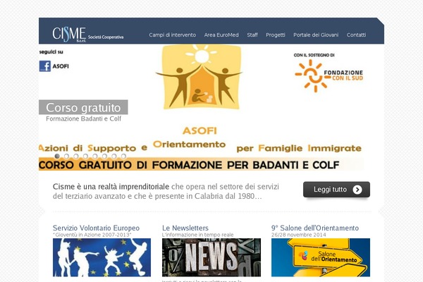 cisme.it site used CircloSquero