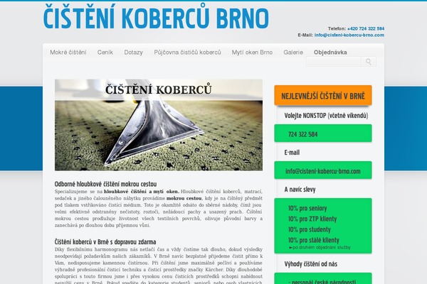 cisteni-kobercu-brno.com site used Etherna