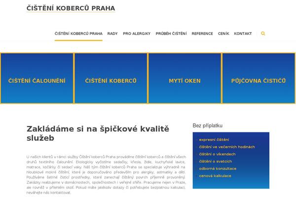 BlueCollar theme site design template sample