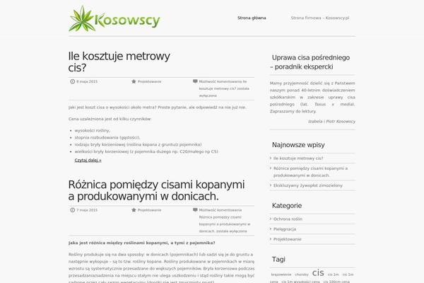 Digitalis theme site design template sample