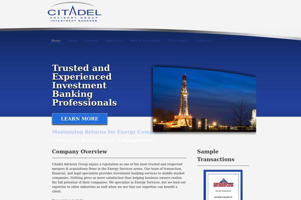 Roots theme site design template sample