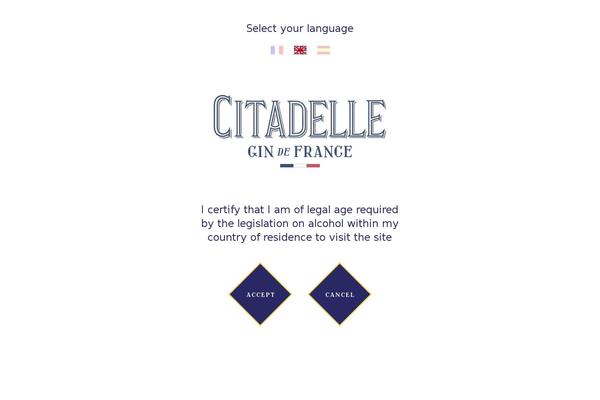 citadellegin.com site used Citadelle