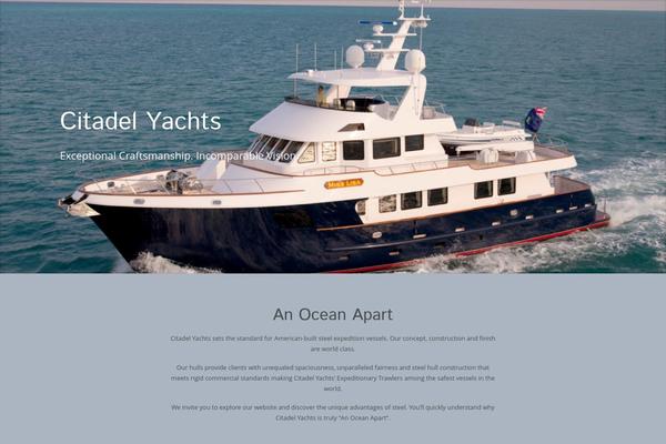 citadelyachts.com site used Savant