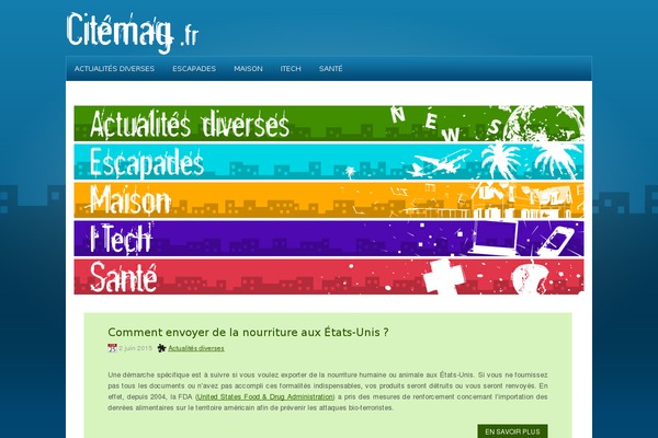 Coolmag theme site design template sample