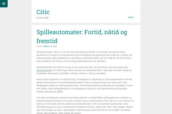 Just Write theme site design template sample