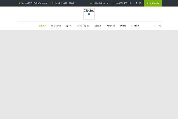 citidiet.pl site used Nutrico