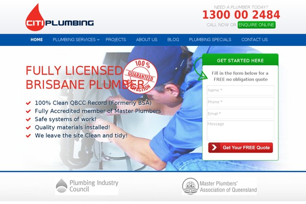 citiplumbing.com.au site used Knightmedia