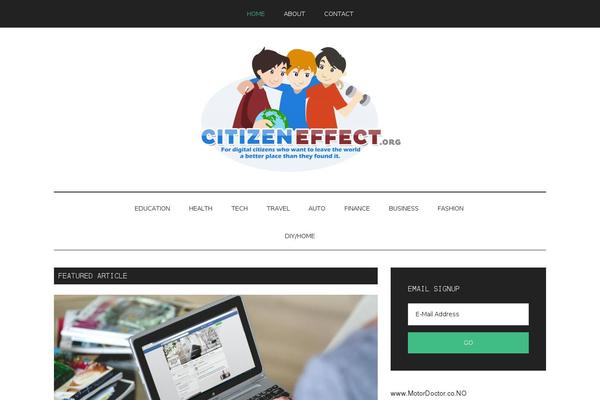 Magazine Pro theme site design template sample