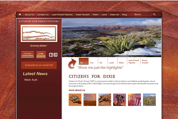 citizensfordixie.org site used Citizens