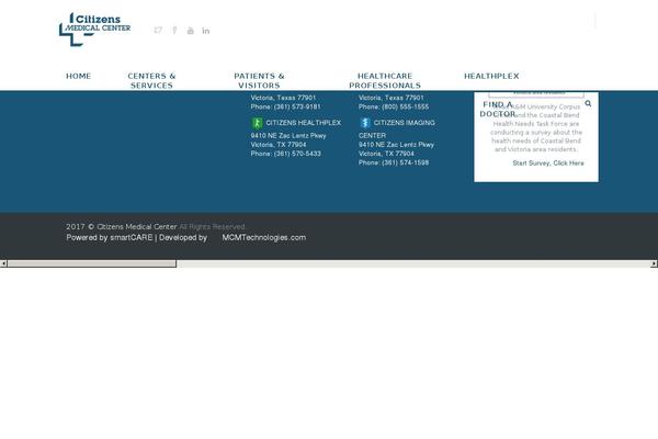 Site using CC BMI Calculator plugin