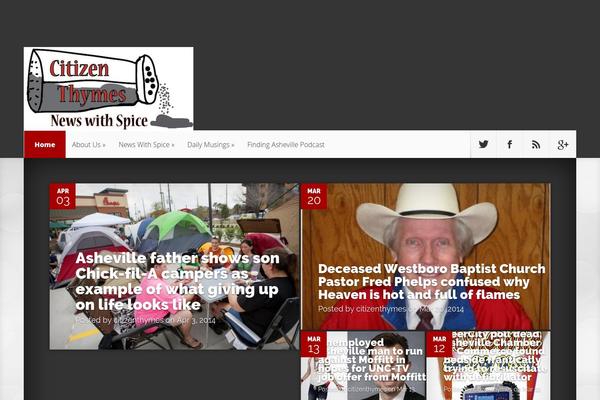 Nexus theme site design template sample