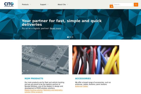 citocom.eu site used Timber-theme
