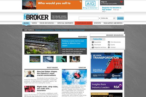 citopbroker.ca site used Ci