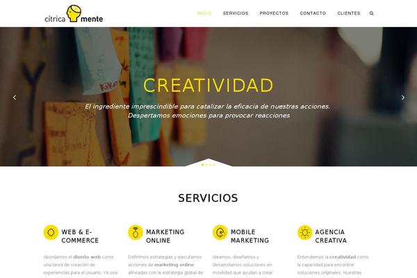 Vigor theme site design template sample