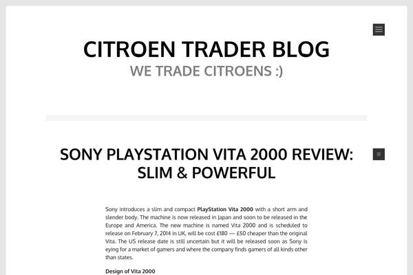 citroentrader.co.uk site used Tonal