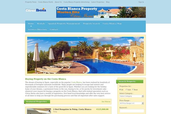 Realtr theme site design template sample