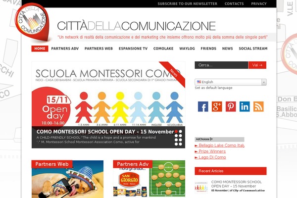 Gonzo theme site design template sample