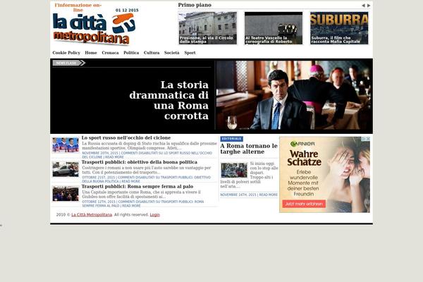 Global News theme site design template sample