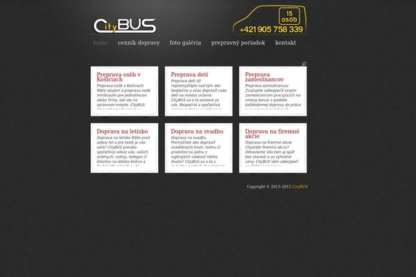 city-bus.sk site used Dailynotes