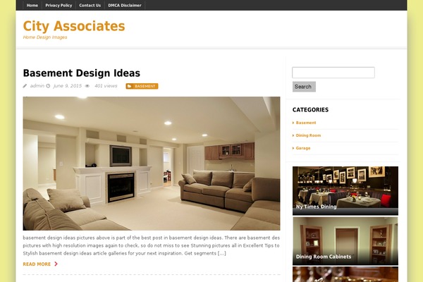 SABINA theme site design template sample