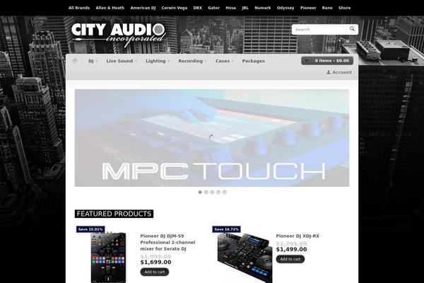 Woostore theme site design template sample