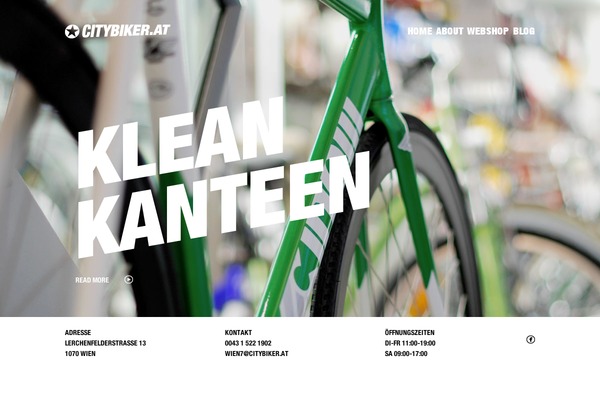citybiker.at site used Citybiker2012-theme