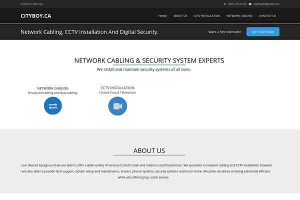 Modality theme site design template sample