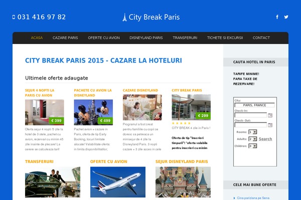 Tour Operator theme site design template sample