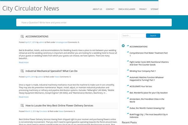 citycirculator.com site used MyWiki